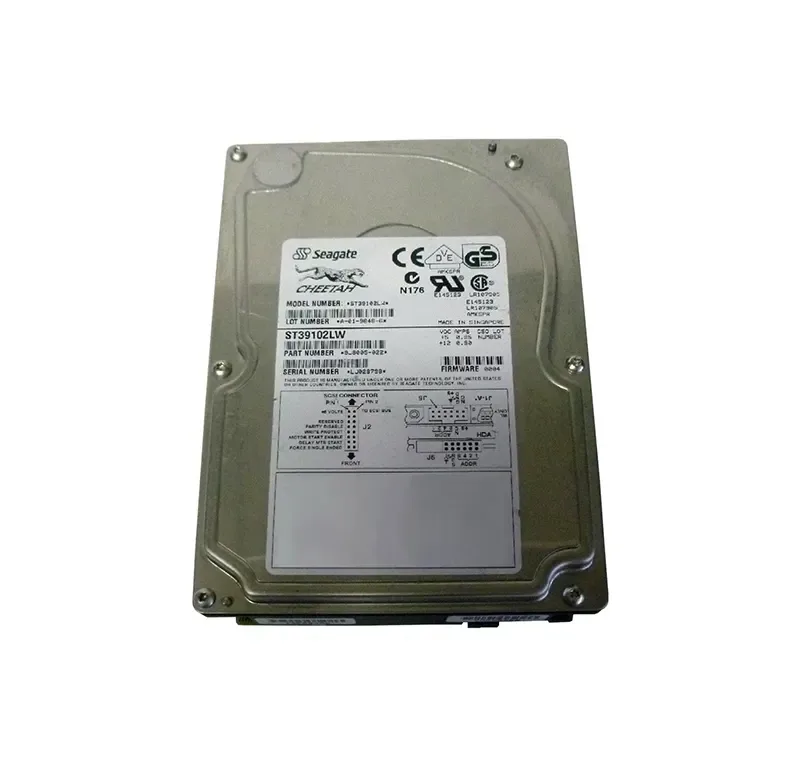 ST39102LW - Seagate Cheetah 9.1GB 10000RPM Ultra-2-68-Pin SCSI 3.5-inch Hard Drive