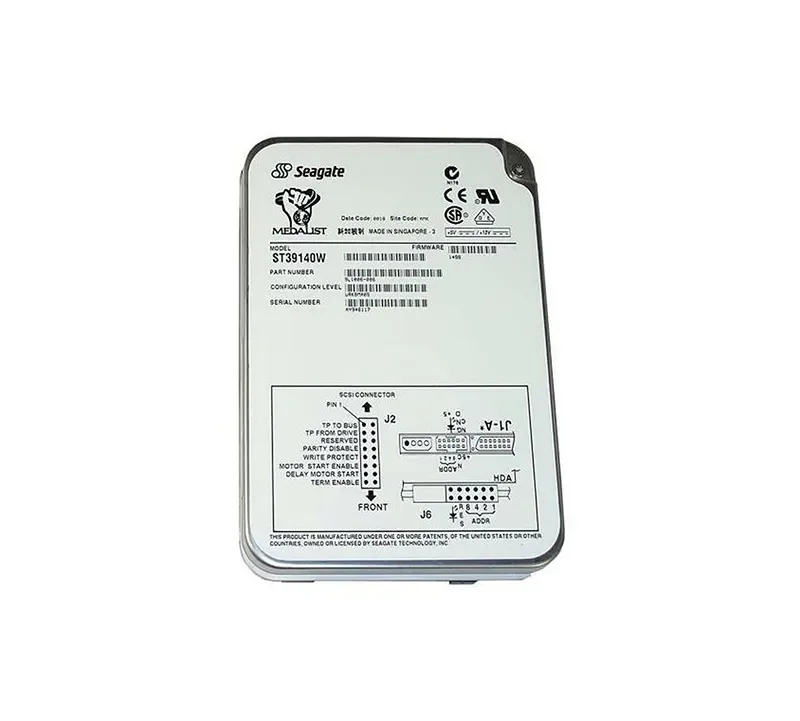ST39140W - Seagate Medalist Pro 9.1GB 7200RPM Wide Ultra SCSI 68-Pin 512KB Cache 3.5-inch Hard Drive