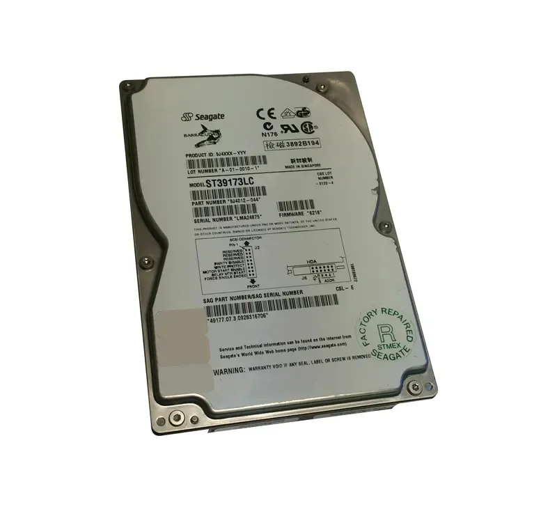 ST39216LC - Seagate 9GB 7200RPM Wide Ultra SCSI 3.5-inch Hard Drive
