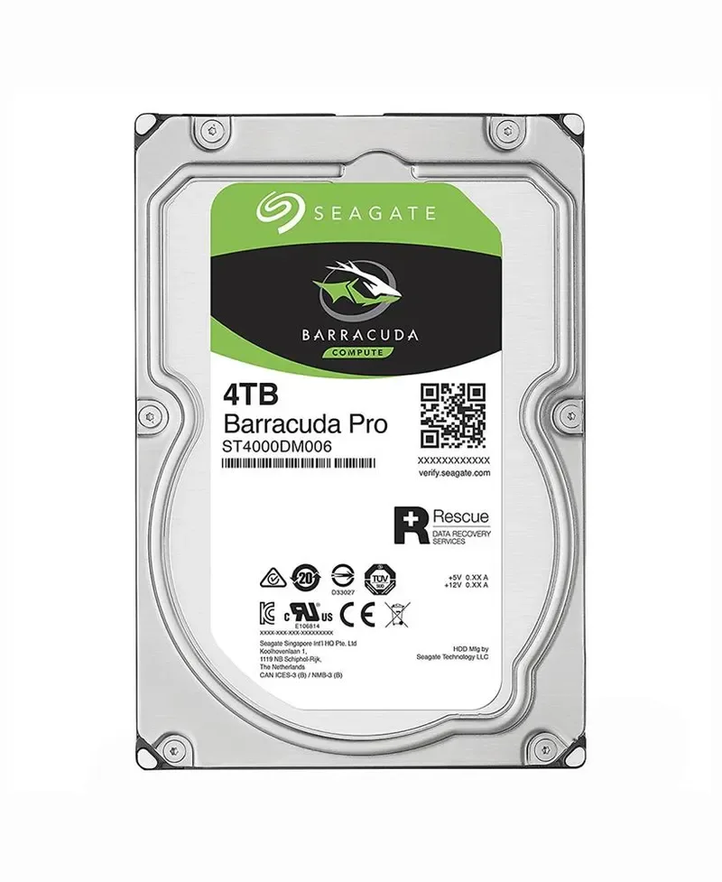 ST4000DM006 - Seagate BarraCuda Pro 4TB 7200RPM SATA 6Gb/s 128MB Cache 512e 3.5-inch Hard Drive