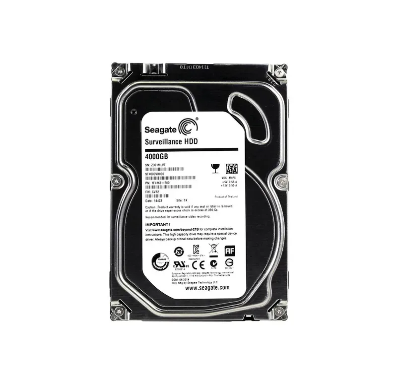 ST4000VX000 - Seagate Surveillance 4TB 5900RPM 3.5-inch SATA 6Gb/s 64MB Cache Hard Drive