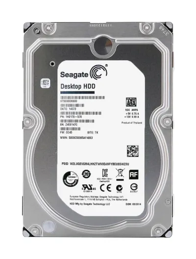 ST5000DX000 - Seagate 5TB 7200RPM SATA 6Gb/s 128MB Cache 3.5-inch Hard Drive