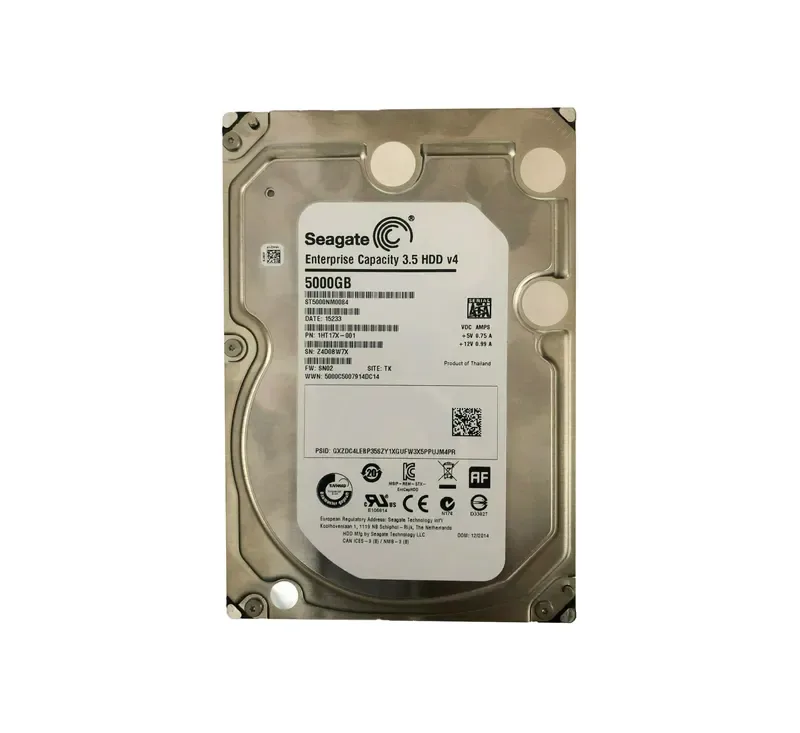 ST5000NM0084 - Seagate Capacity V.4 5TB 7200RPM SATA 6Gb/s 128MB Cache 512e 3.5-inch Enterprise Hard Drive