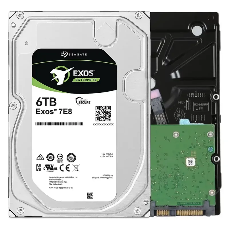 Seagate ST6000NM031A Exos 7E8 6TB 7200RPM SAS 12Gb/s 256MB Cache 3.5-Inch Hard Drive. In Stock