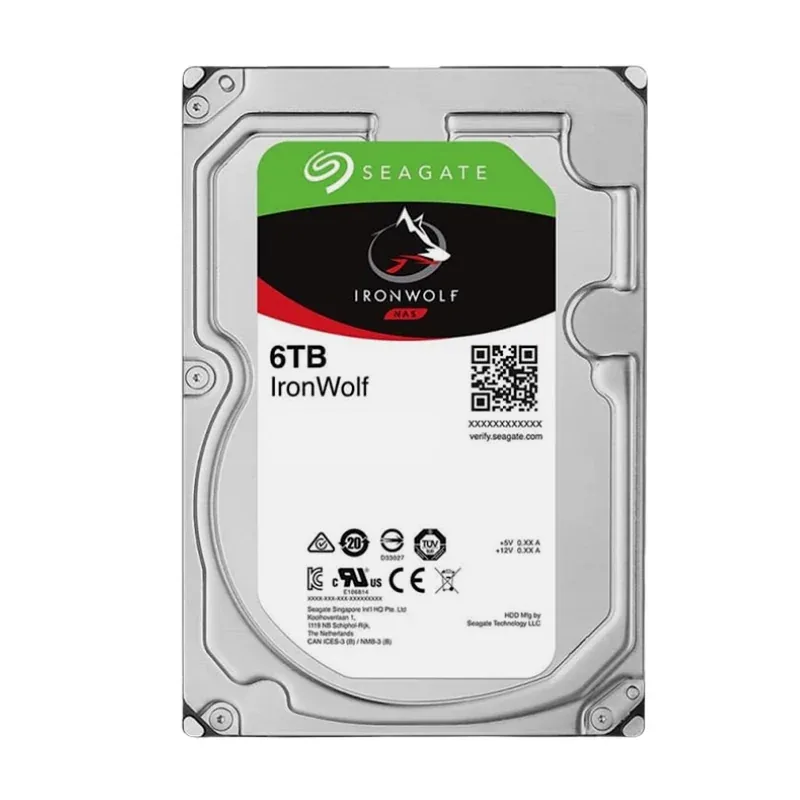 Seagate ST6000VN006 IronWolf NAS 6TB 5400RPM SATA 6Gb/s 3.5-Inch Hard Drive