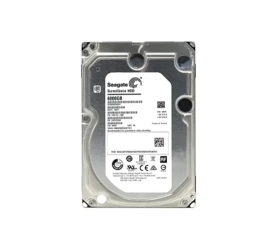 ST6000VX0001 - Seagate Surveillance 6TB 7200RPM 3.5-inch SATA 6Gb/s 128MB Cache Hard Drive