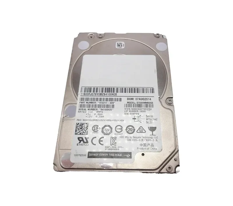 ST600MM0068 - Seagate 600GB 10000RPM SAS 12Gb/s Multi-Level-Cell Enterprise SED 2.5-inch Hard Drive