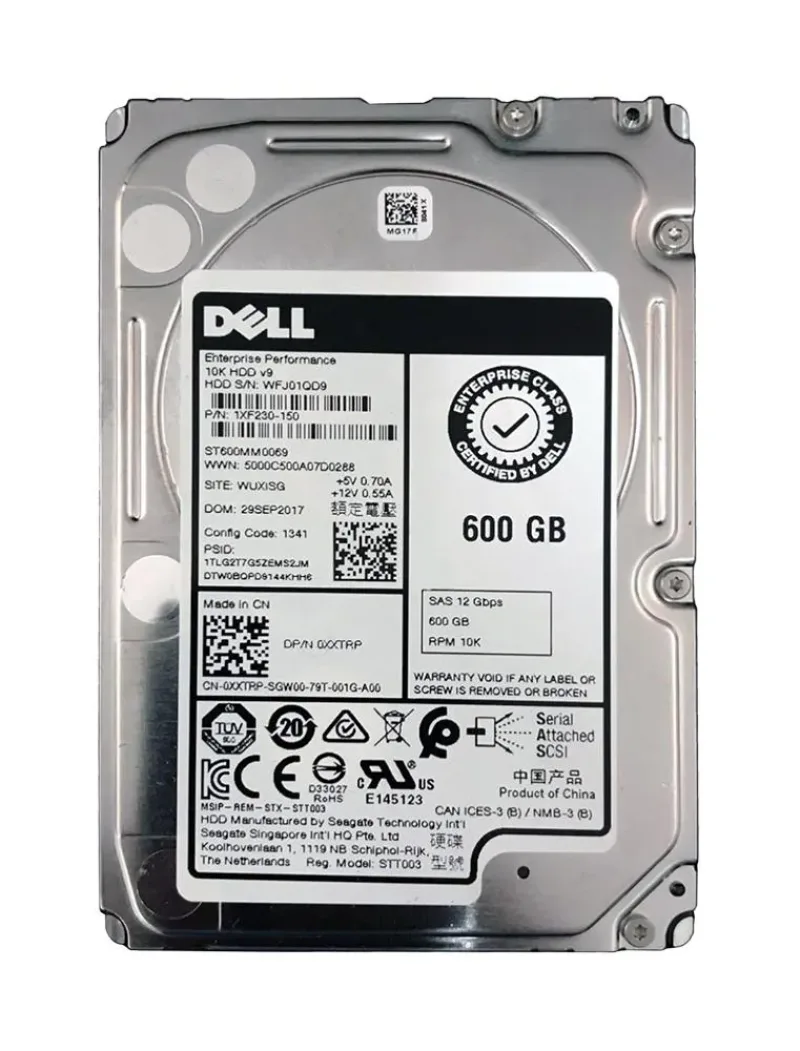 ST600MM0069 - Seagate Performance 10K.9 600GB 10000RPM SAS 12Gb/s 128MB Cache 2.5-inch Hard Drive