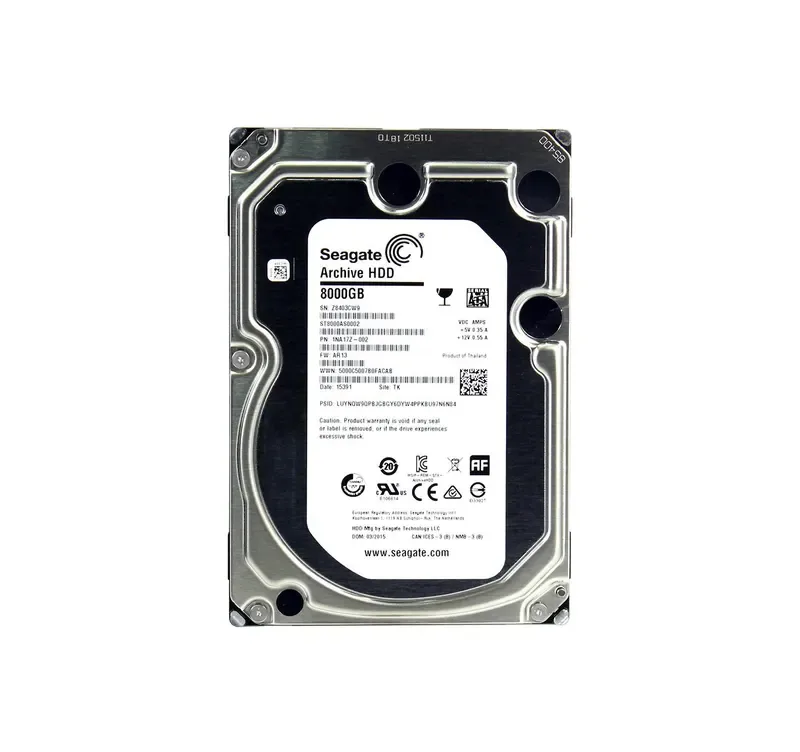 ST8000AS0002 - Seagate Archive 8TB 5900RPM SATA 6Gb/s 128MB Cache 3.5-inch Hard Drive