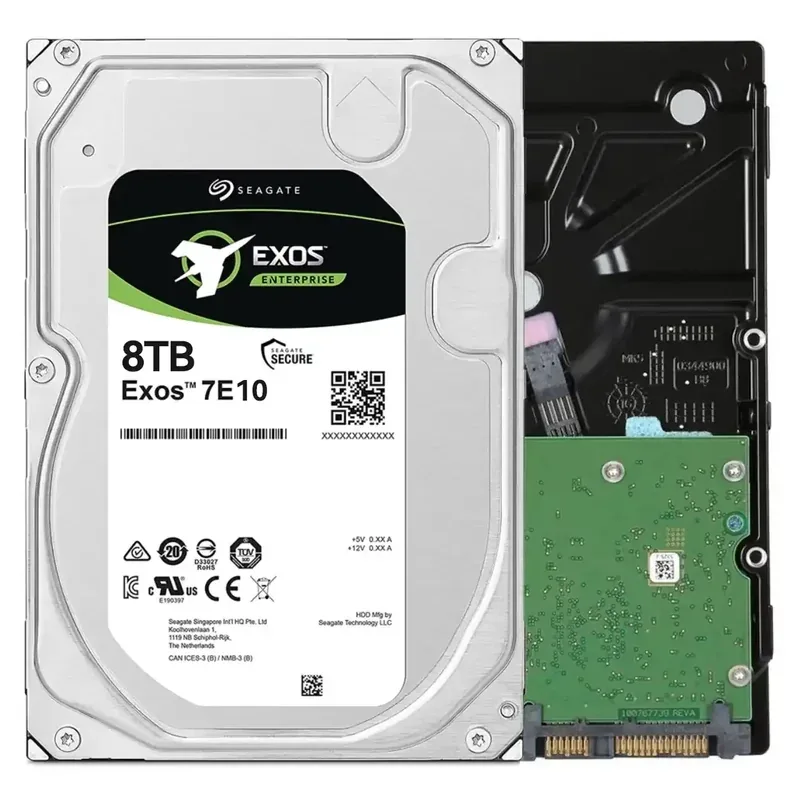 ST8000NM0075 - Seagate Capacity V.5 8TB 7200RPM SAS 12.0Gb/s Dual-Port 256MB Cache 512E 3.5-inch Hard Drive