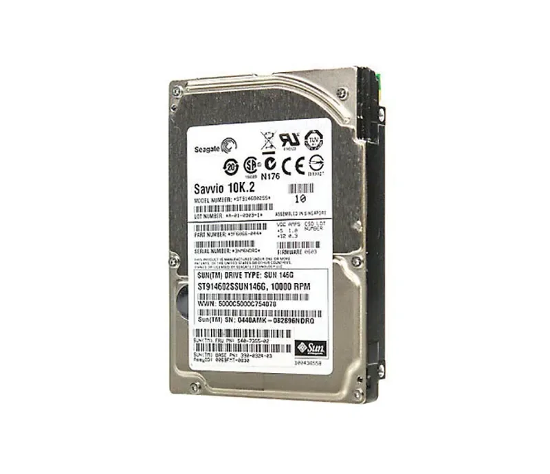 ST914602SSUN146G Sun 146GB 10000RPM SAS 3GB/s Hot-Pluggable 2.5-inch Hard Drive