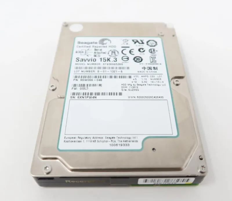 Seagate ST9300435SS 300GB 15000RPM SAS 6G Hard Drive. In Stock
