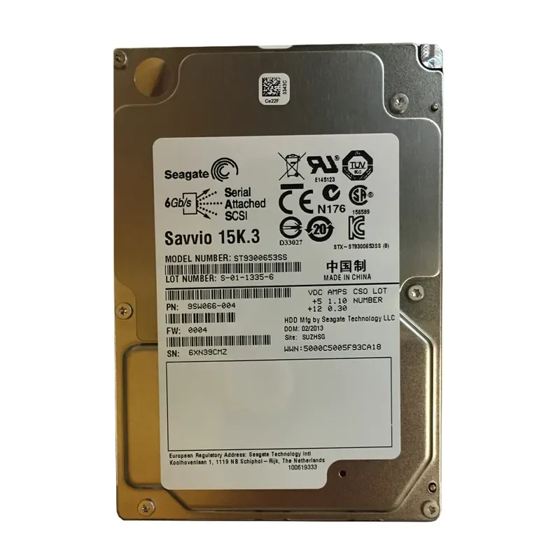 ST9300653SS - Seagate Savvio 15K.3 300GB 15000RPM SAS 6Gb/s 64MB Cache 2.5-inch Hard Drive