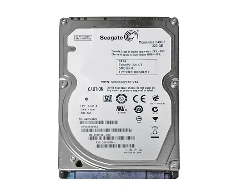 ST9320325AS - Seagate Momentus 5400.6 320GB 5400RPM SATA 3Gb/s 8MB Cache 2.5-inch Hard Drive
