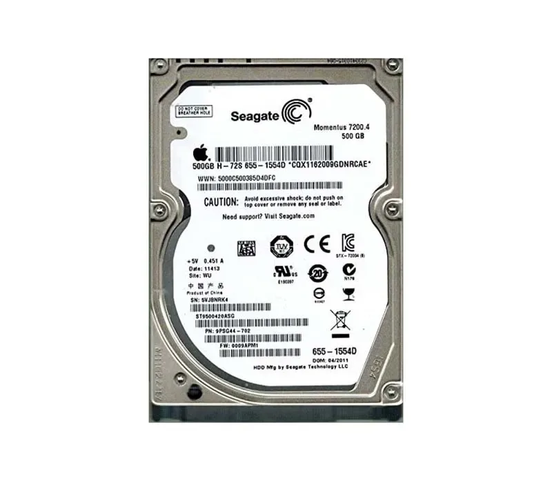 ST9500420ASG - Seagate Momentus 5400.2 500GB 7200RPM SATA 3Gb/s 16MB Cache 2.5-inch Hard Drive