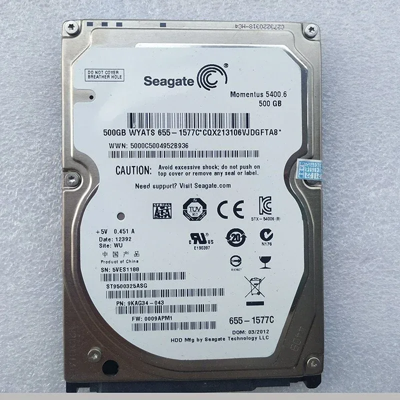 ST960815SB - Seagate Momentus 5400.3 60GB 5400RPM SATA 1.5Gb/s 8MB Cache 2.5-inch Hard Drive