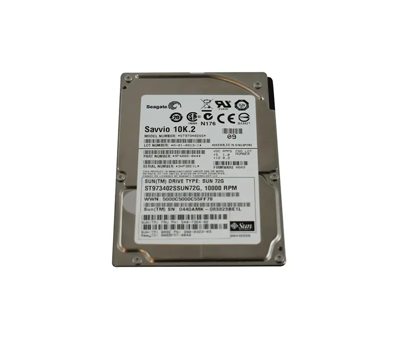 ST973402SSUN72G Sun 73GB 10000RPM SAS 3GB/s Hot-Swappable 2.5-inch Hard Drive