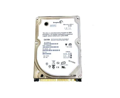 ST980829A - Seagate Momentus 80GB 4200RPM IDE/ATA-100 2.5-inch 8MB Cache Hard Drive for Laptop