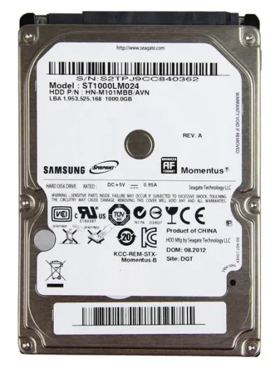 STBD1000100 - Seagate Momentus LP 1TB 5400RPM SATA 3Gb/s 8MB Cache 2.5-inch Hard Drive