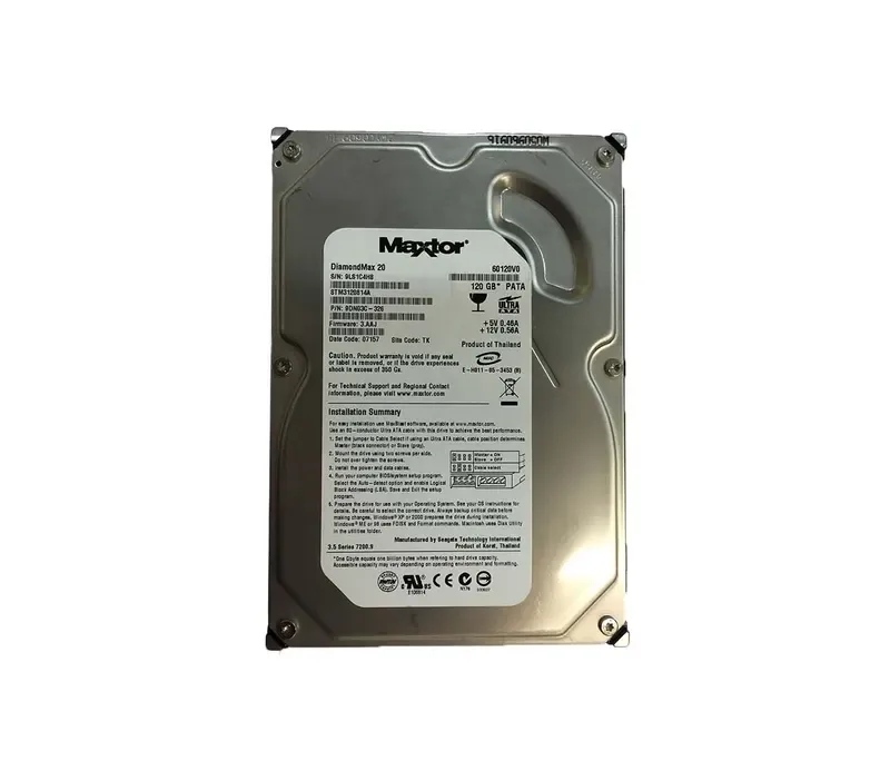 STM3120814A - Maxtor DiamondMax 120GB 7200RPM ATA-100 8MB Cache 3.5-inch Hard Drive