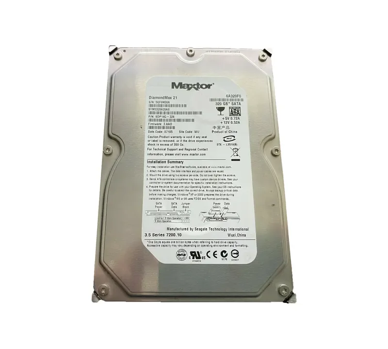 STM3320620AS - Seagate DiamondMax 21 320GB 7200RPM SATA 3Gb/s 16MB Cache 3.5-inch Hard Drive