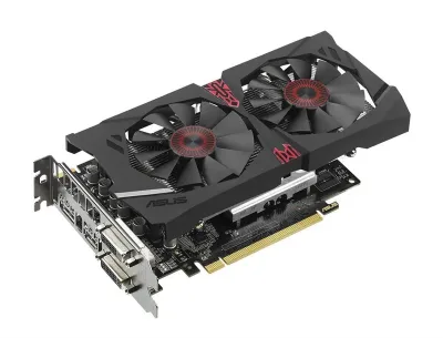 STRIX-R7370-DC2OC-2G - ASUS AMD Radeon R7 370 4GB GDDR5 256-Bit 2x DVI/HDMI/DisplayPort PCI Express 3.0 x16 Video Graphics Card