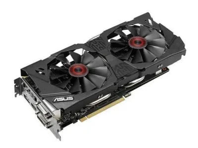 STRIXGTX970DC2OC4GD5 - ASUS Nvidia Strix GeForce GTX 970 4GB GDDR5 256-Bit PCI Express 3.0 Video Graphics Card