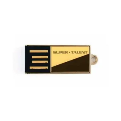 STU16GPCG Super Talent Pico-C 16GB Gold Limited Edition USB 2.0 Flash Drive