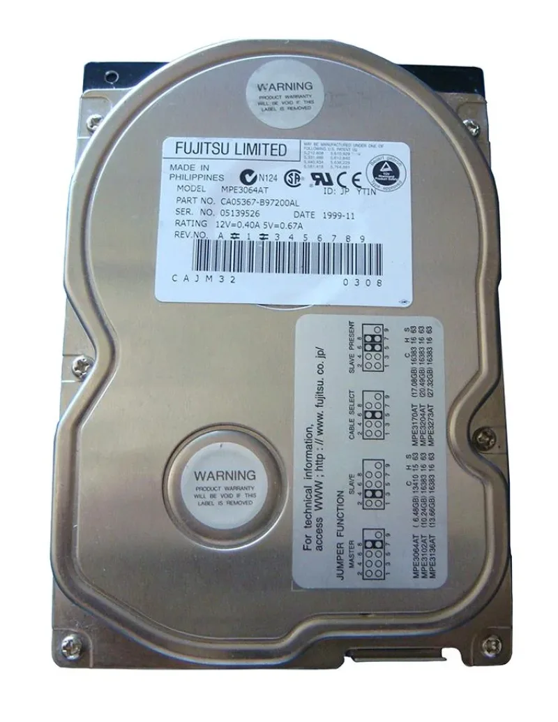Samsung SV1363D/TGE 13.6GB 5400RPM ATA-66 3.5-inch Hard Drive