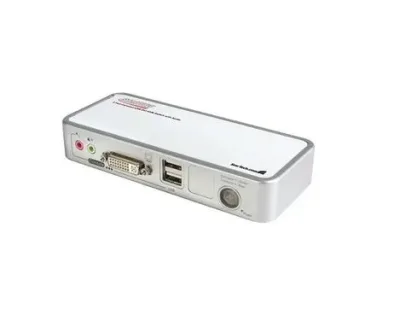 SV211KDVI - StarTech 2-Port Compact USB DVI KVM with Cables and Audio Switching