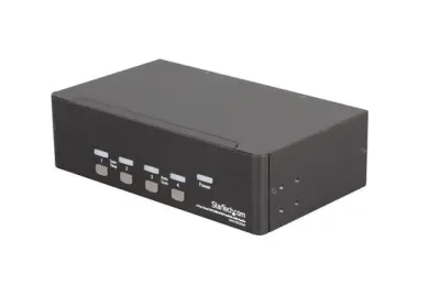 SV431DD2DUA - StarTech 4-Port Dual DVI KVM Switch with Audio and USB Hub