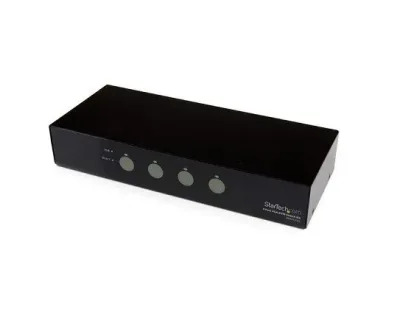 SV431U3A - StarTech 4-Port SuperSpeed USB 3.0 VGA KVM Switch with Audio and Cables