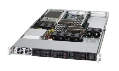 SYS-1026GT-TRF Supermicro SuperServer SYS-1026GT-TRF Dual LGA1366 1800W 1U Rackmount Server Barebone System (Black)