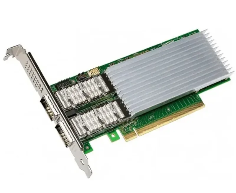 Dell T521G E810-CQDA2T G1 Dual-Ports 100GbE QSFP28 PCI Express Full Height Precision Timing Adapter. In Stock