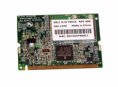T9016 - Dell Wireless 1370 802.11a/b/g PCI Mini Card