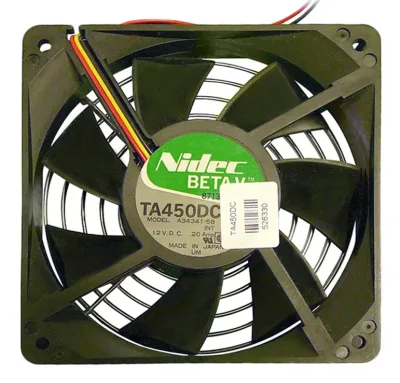 TA450DC - HP 12VDC 0.49A 4.5-inch Ball-Bearing 3-Pin Chassis Cooling Fan Assembly