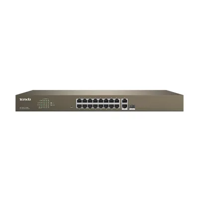 TEF1218P-16-250W - Tenda 16FE+2GE/1SFP Smart Switch With 16-Port PoE