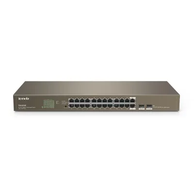 TEG1024F - Tenda 24-Port Gigabit Unmanaged Switch with 2 SFP Slots