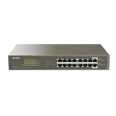 TEG1116P-16-150W - Tenda 1000M&PoE 16-Port Gigabit Ethernet Switch with 16-Port PoE
