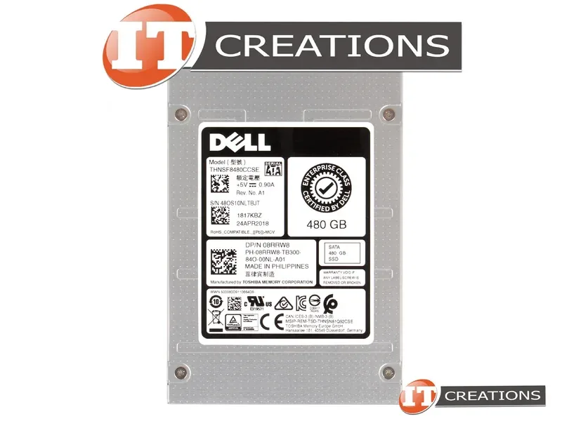 Toshiba THNSF8480CCSE 480GB Multi-Level Cell SATA 6Gb/s Read Intensive 2.5-inch Solid State Drive