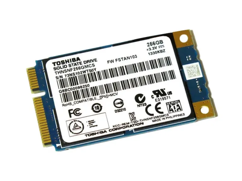 THNSNF256GMCS - Toshiba HG5 Series 256GB MLC SATA 6Gb/s mSATA Solid State Drive