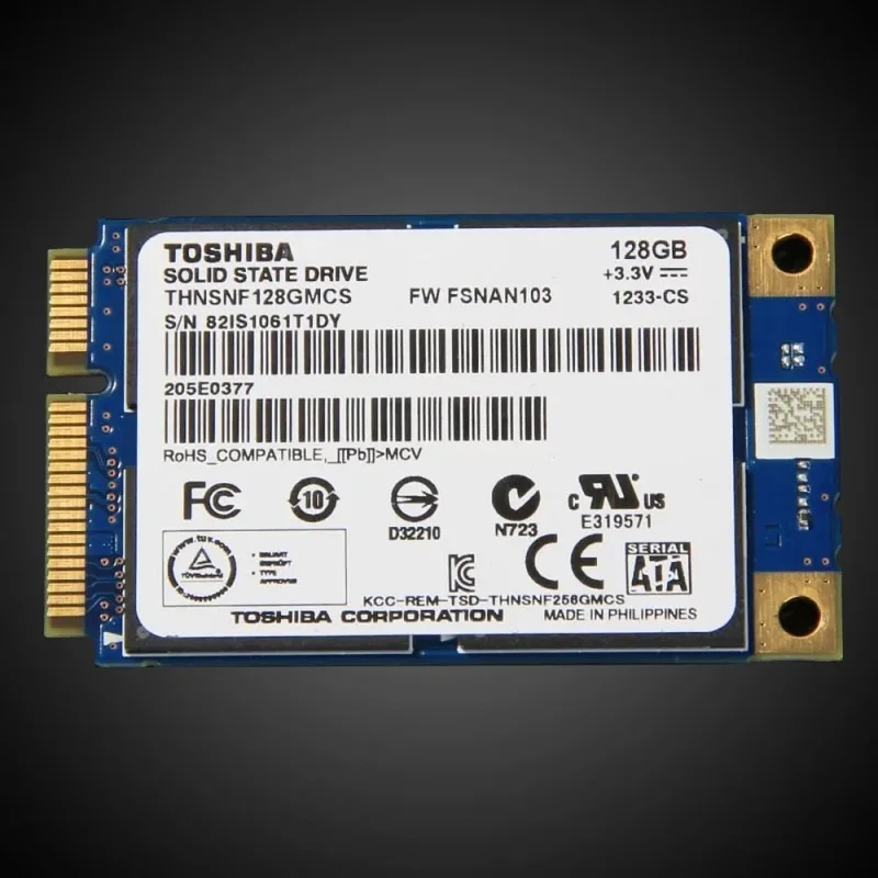 THNSNJ128GDNU - Toshiba 128GB SATA PCI-Express M.2 Solid State Drive