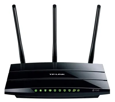 TL-WDR4300 - TP-Link N750 450Mb/s (5GHz) 300Mb/s (2.4GHz) Dual-Band Wireless Gigabit Router (Black)