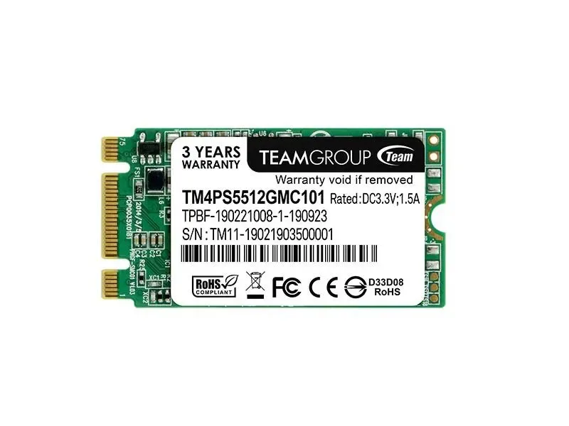 TM4PS5512GMC101 - TeamGroup TM4PS5 LITE 512GB SATA 6Gb/s M.2 2242 Solid State Drive