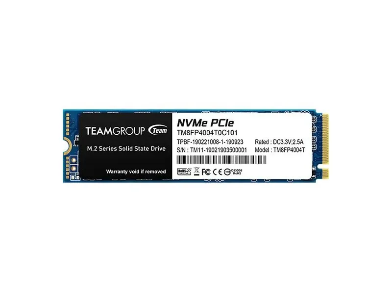 TM8FP4004T0C101 - TeamGroup MP34 4TB PCI Express NVMe 3.0 x4 M.2 Solid State Drive