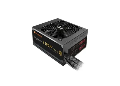TP-1200M - Thermaltake TP-1200AH5CES 1200-Watts 110-220V AC 91% Efficiency ATX12V & EPS12V 80 PLUS SILVER Internal Power Supply