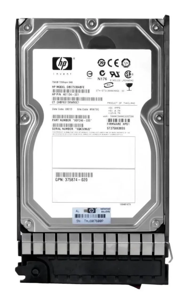 Apple TQ814LL/A 750GB 7200RPM SATA 3Gb/s 3.5-inch Hard Drive