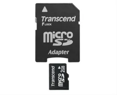 TRN-TS2GUSD - Transcend 2GB microSD Flash Memory Card