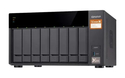 TS-832X-8G-US QNAP TS-832X-8G-US Alpine AL-324 ARM Cortex-A57 1.7GHz/ 8GB DDR4/ 4GbE/ 8SATA3/ USB3.0/ 8-Bay Tower NAS Server for SMB