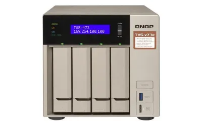 TS-873-8G-US QNAP TS-873-8G-US AMD R-Series RX-421ND 2.1GHz/ 8GB DDR4/ 4GbE/ 8SATA3/ USB3.0/ 8-Bay Tower NAS for SMB